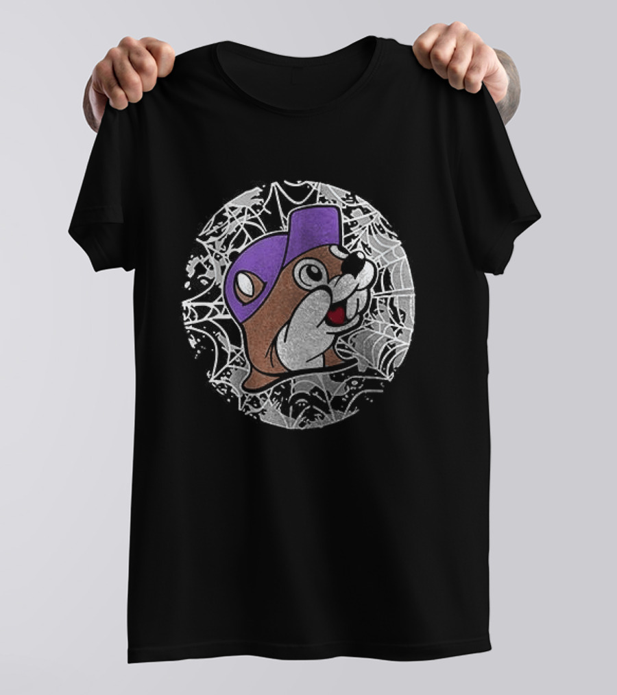 Buc Ee's Halloween Purple Hat T-Shirt