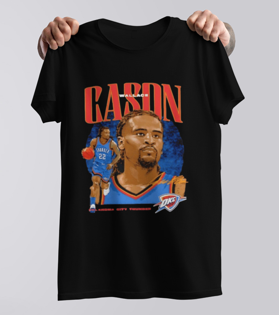 Cason Wallace Oklahoma City Thunder OKC Basketball Player 22 T-Shirt