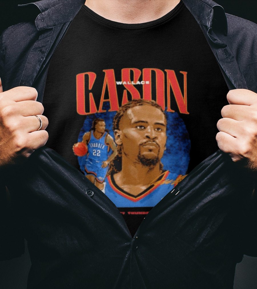 Cason Wallace Oklahoma City Thunder OKC Basketball Player 22 T-Shirt