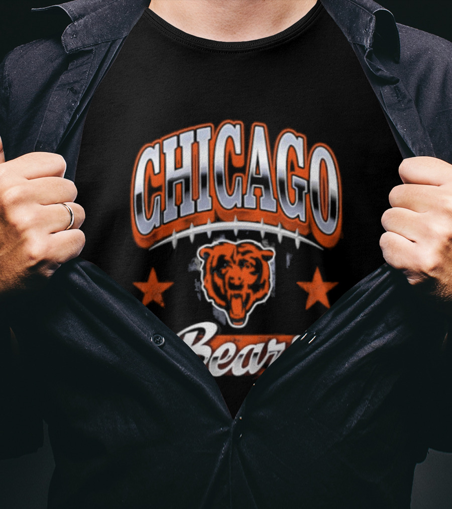 Chicago Bears 2026 Americana Stars Team T-Shirt