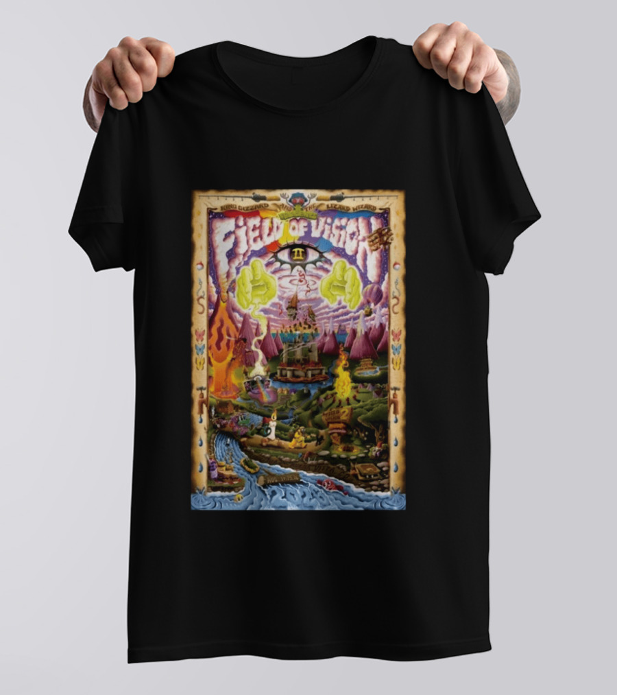 King Gizzard And The Lizard Wizard Field Of Vision II Buena Vista CO August 16 2026 T-Shirt