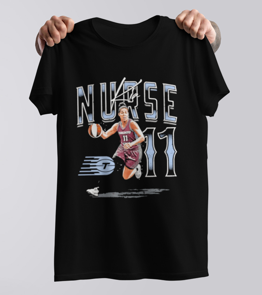 Nurse 11 Kia Toronto Tempo Player Pose T-Shirt