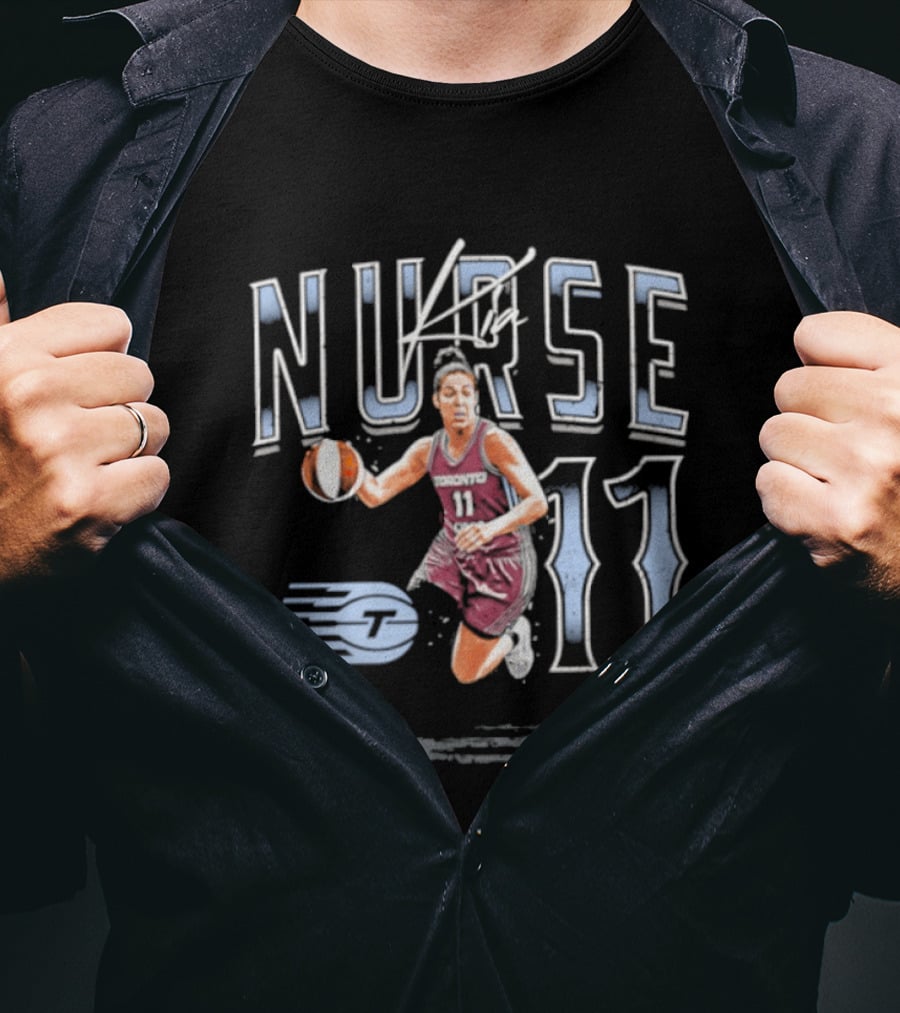Nurse 11 Kia Toronto Tempo Player Pose T-Shirt