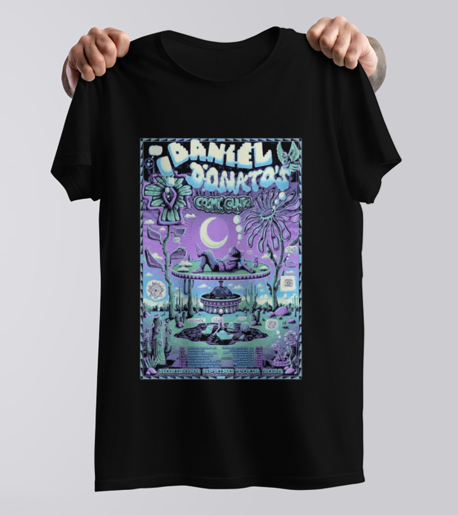Daniel Donato Cosmic Country Horizons Spring Tour 2026 Psychedelic Landscape T-Shirt