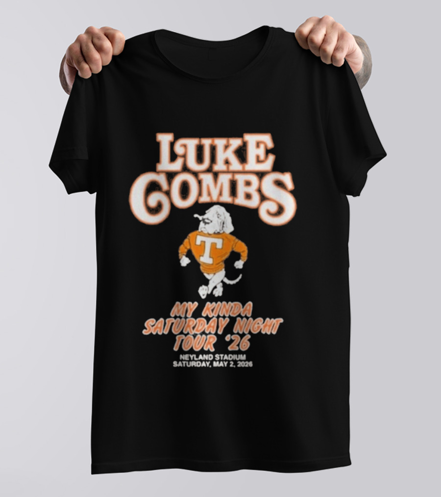 Luke Combs My Kinda Saturday Night Tour '26 Neyland Knoxville Tennessee May 02 T-Shirt