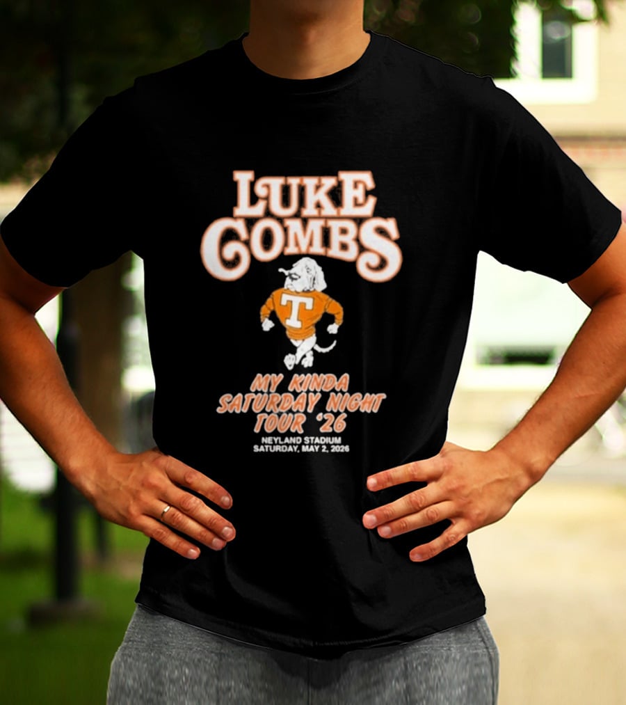 Luke Combs My Kinda Saturday Night Tour '26 Neyland Knoxville Tennessee May 02 T-Shirt