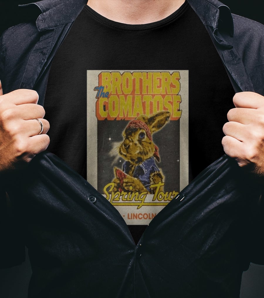 Brothers Comatose Spring Tour May 2nd Lincoln Theatre Rabbit Bandana T-Shirt