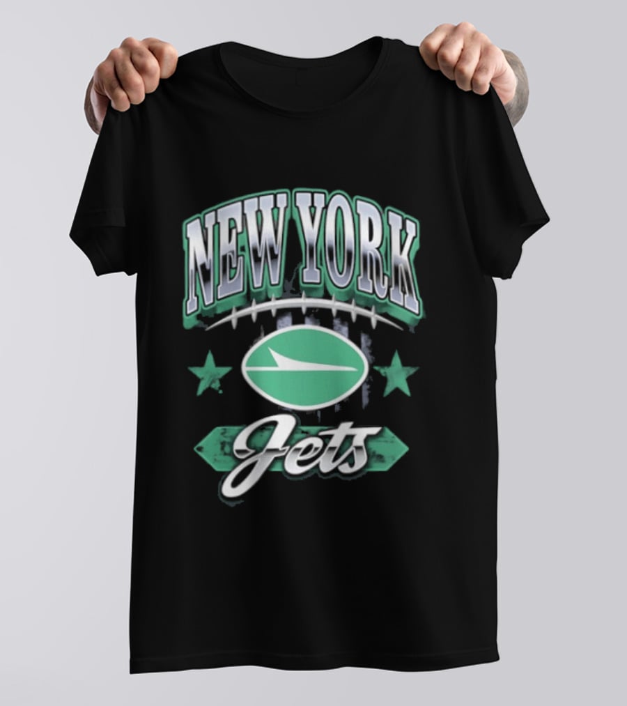 New York Jets Americana 2026 Oval Emblem Stars T-Shirt