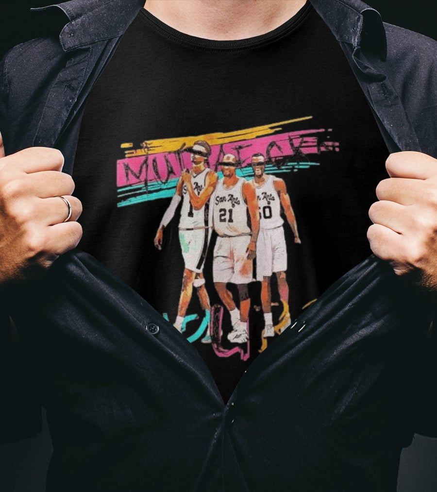 Muthafuckin San Antonio Spurs 2026 Retro Basketball Legends T-Shirt
