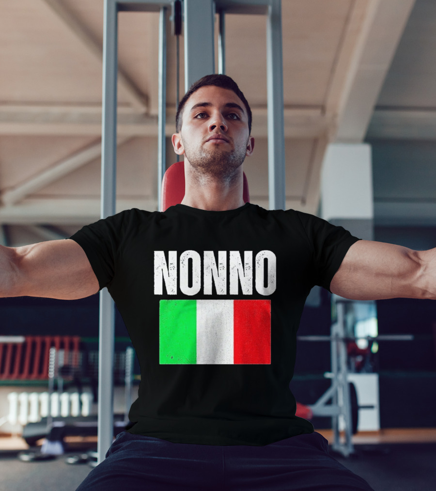 Nonno Italian Flag Patriotic Italy Heritage T-Shirt