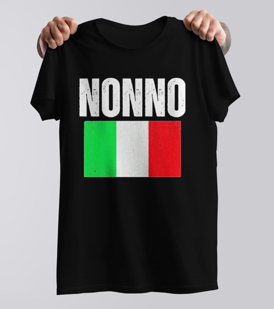 Nonno Italian Flag Patriotic Italy Heritage T-Shirt