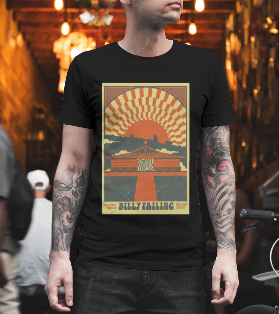 Billy Failing Wildflower Pavilion May 2 2026 Lyons CO T-Shirt