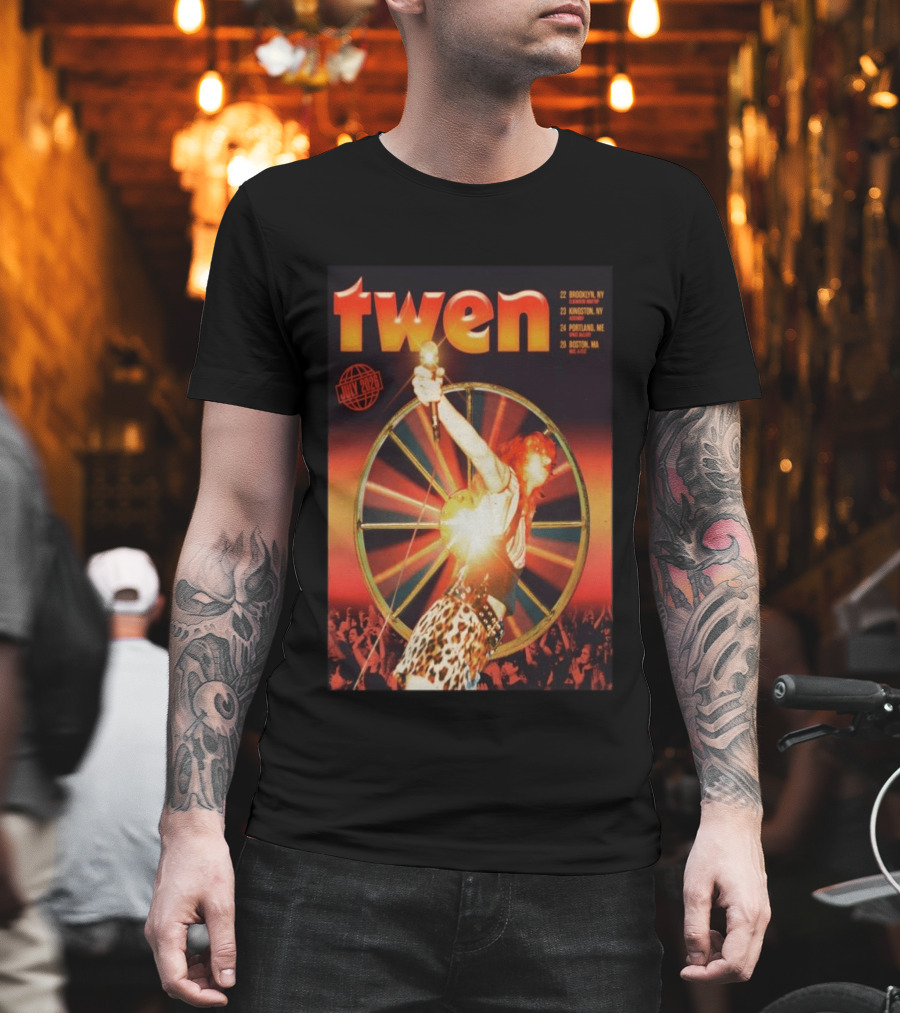 Twen Summer Heat Tour July 2026 Brooklyn Kingston Portland Boston T-Shirt