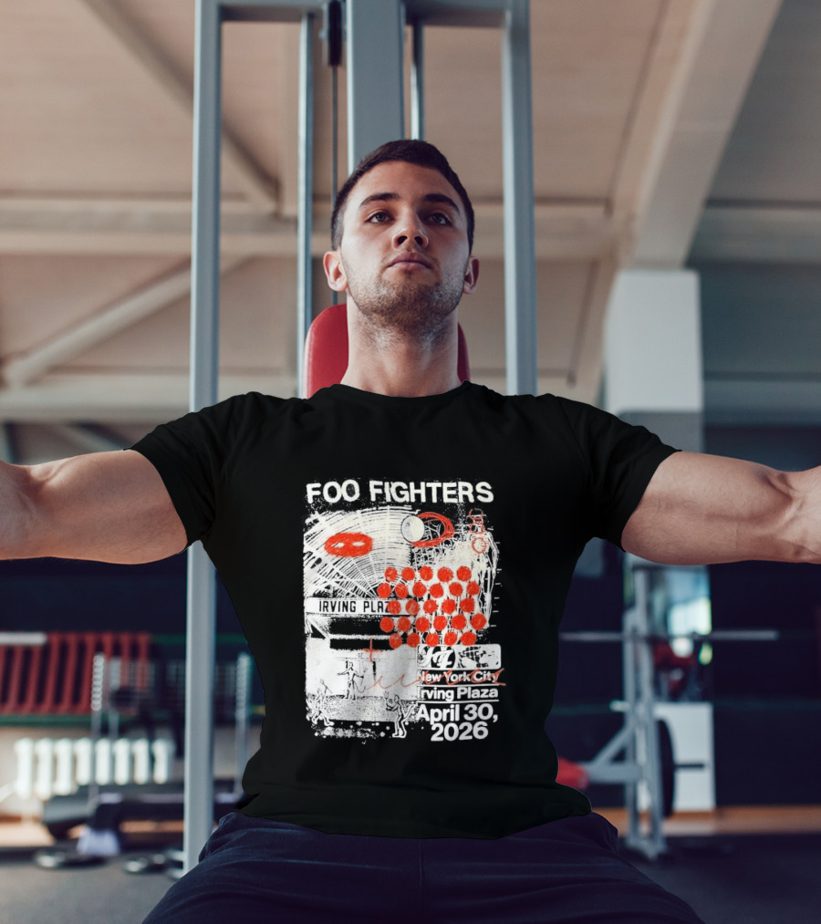 Original Foo Fighters Secret Show Irving Plaza New York City April 30 2026 Your Favorite Toy T-Shirt
