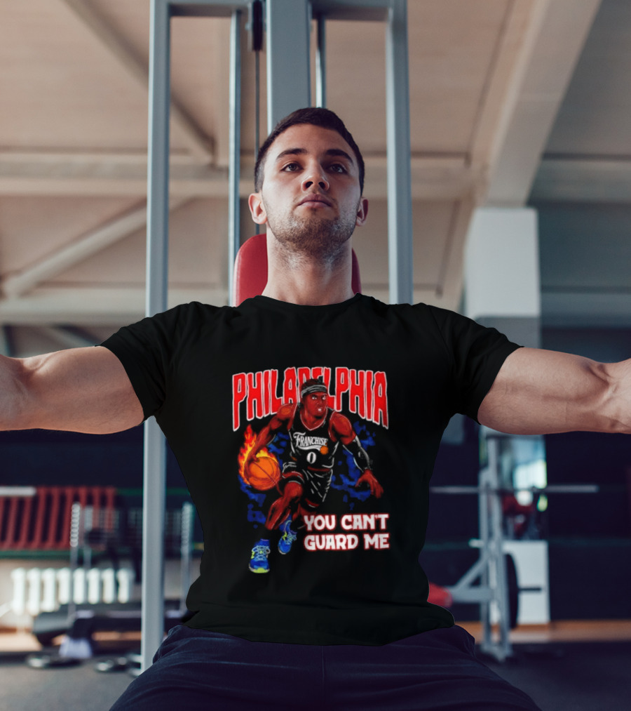 Philadelphia Tyrese Maxey You Can't Guard Me Basketball T-Shirt