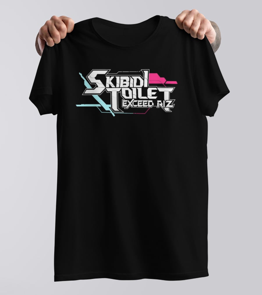 Original Skibidi Toilet Exceed Riz Neon T-Shirt