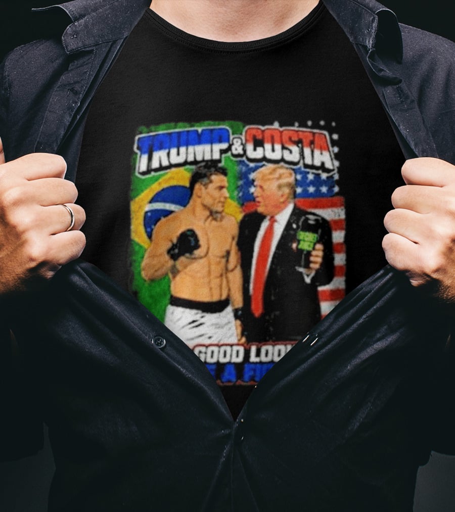Paulo Costa Trump Too Good Looking To Be A Fighter T-Shirt