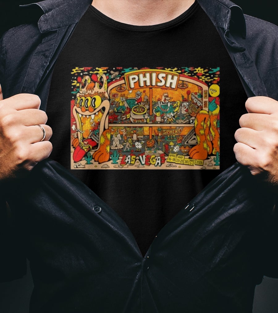 Phish Sphere Las Vegas Tour Dates April May 2026 T-Shirt