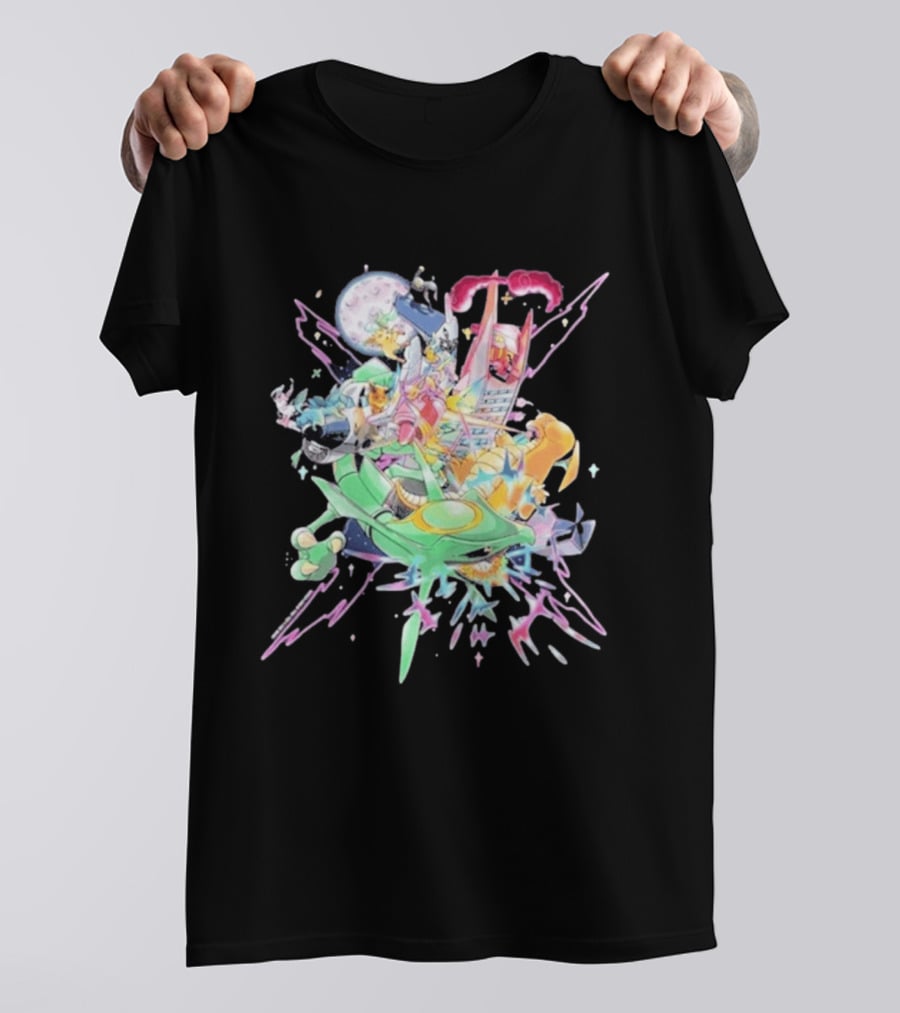 Pokémon Sword Shield Evolving Skies 2026 Vibrant Character Explosion T-Shirt