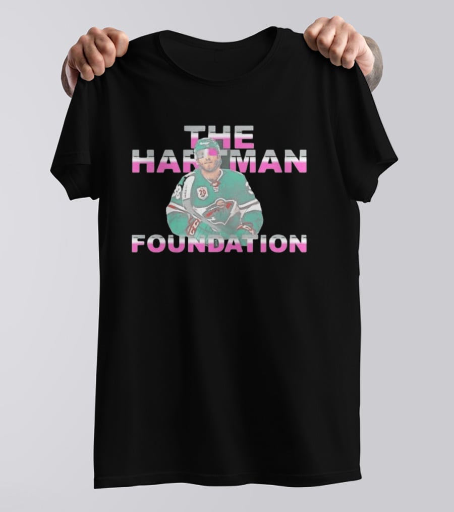 Ryan Hartman Hockey The Hartman Foundation Minnesota Wild Jersey T-Shirt