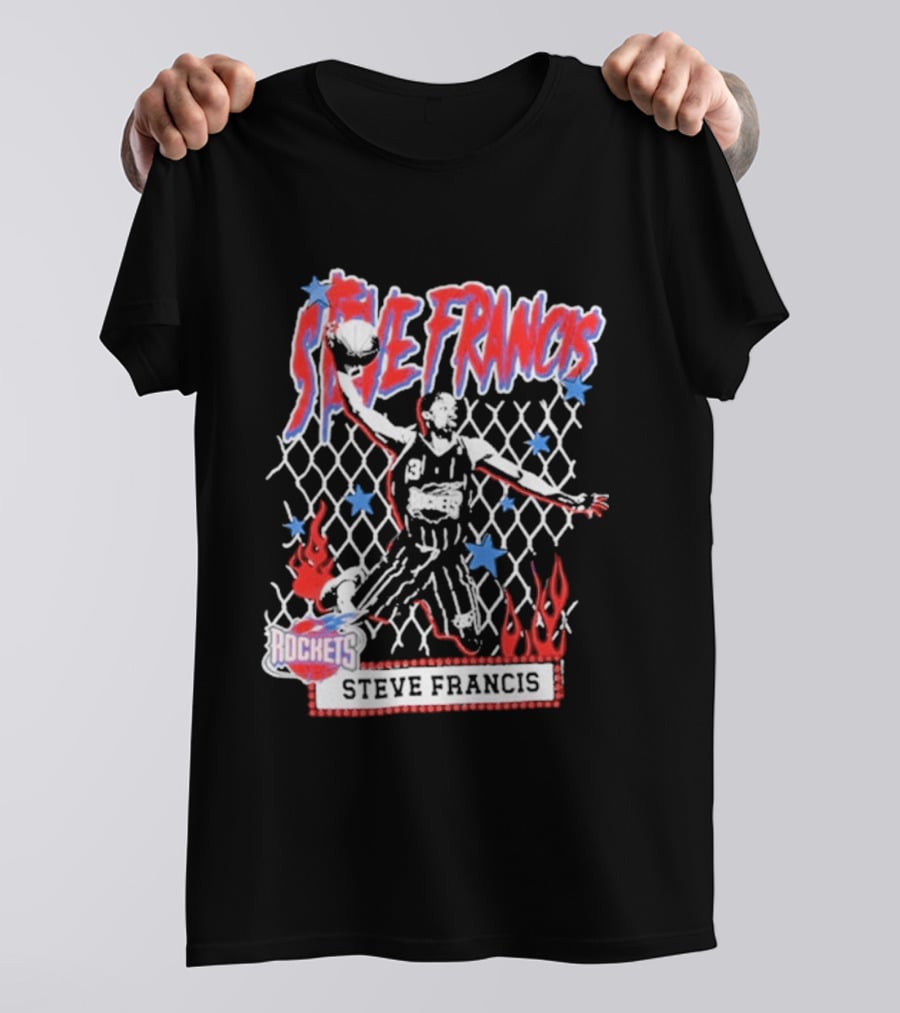 Steve Francis Rockets Mitchell & Ness NBA Street Player Houston T-Shirt