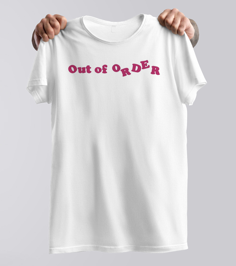 Out Of Order Adwoa Aboah Bold Statement Fashion Trend T-Shirt