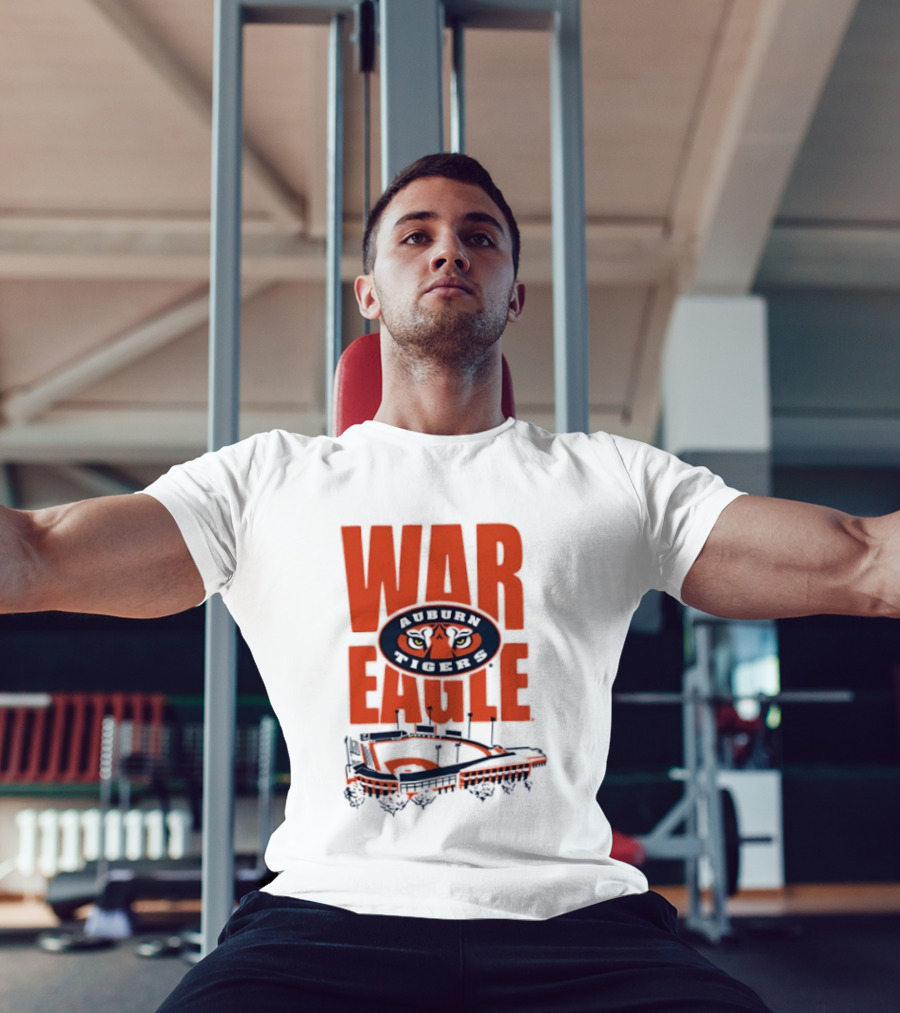 Auburn Tigers War Eagle Baseball Stadium Tiger Eyes T-Shirt