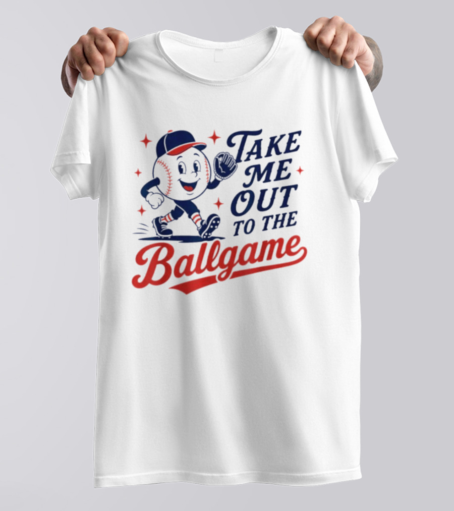 Take Me Out To The Ballgame Baseball T-Shirt