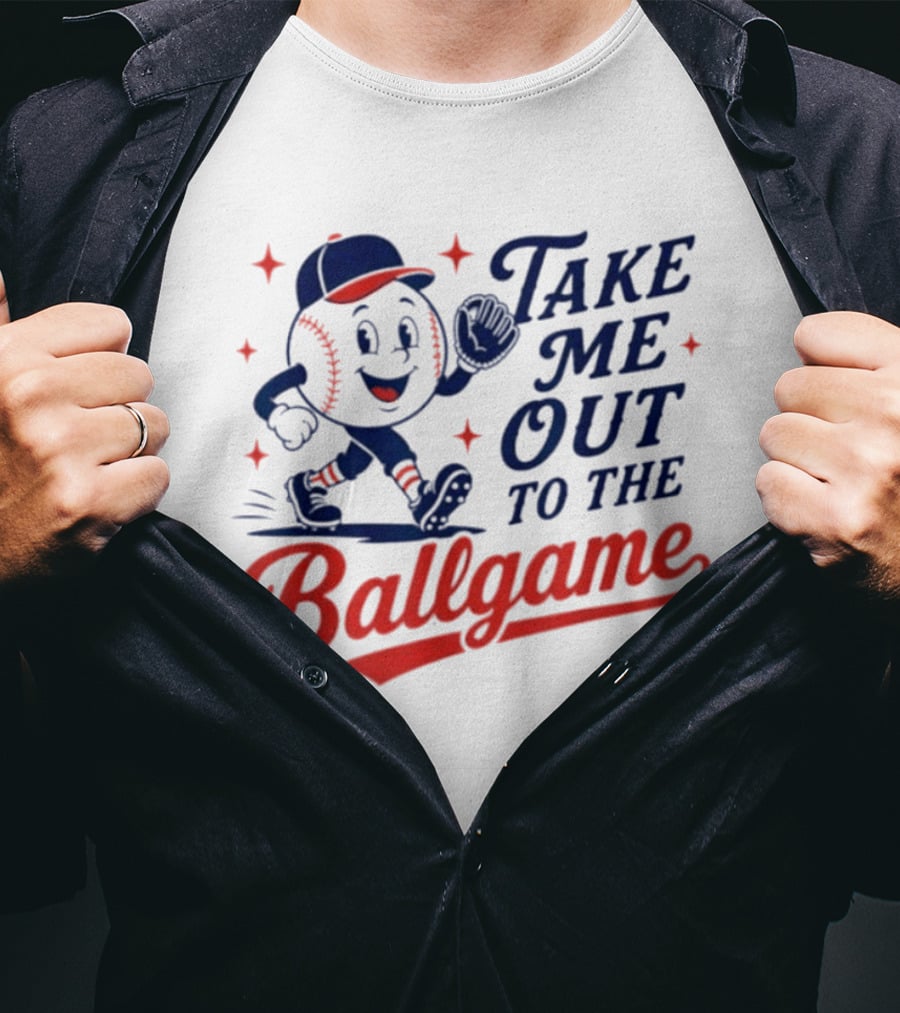 Take Me Out To The Ballgame Baseball T-Shirt