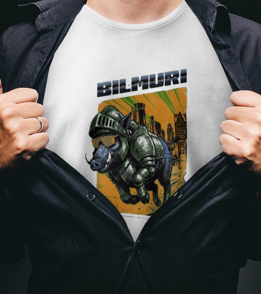 Bilmuri Armored Boar Detroit Skyline The Fillmore May 3 2026 T-Shirt