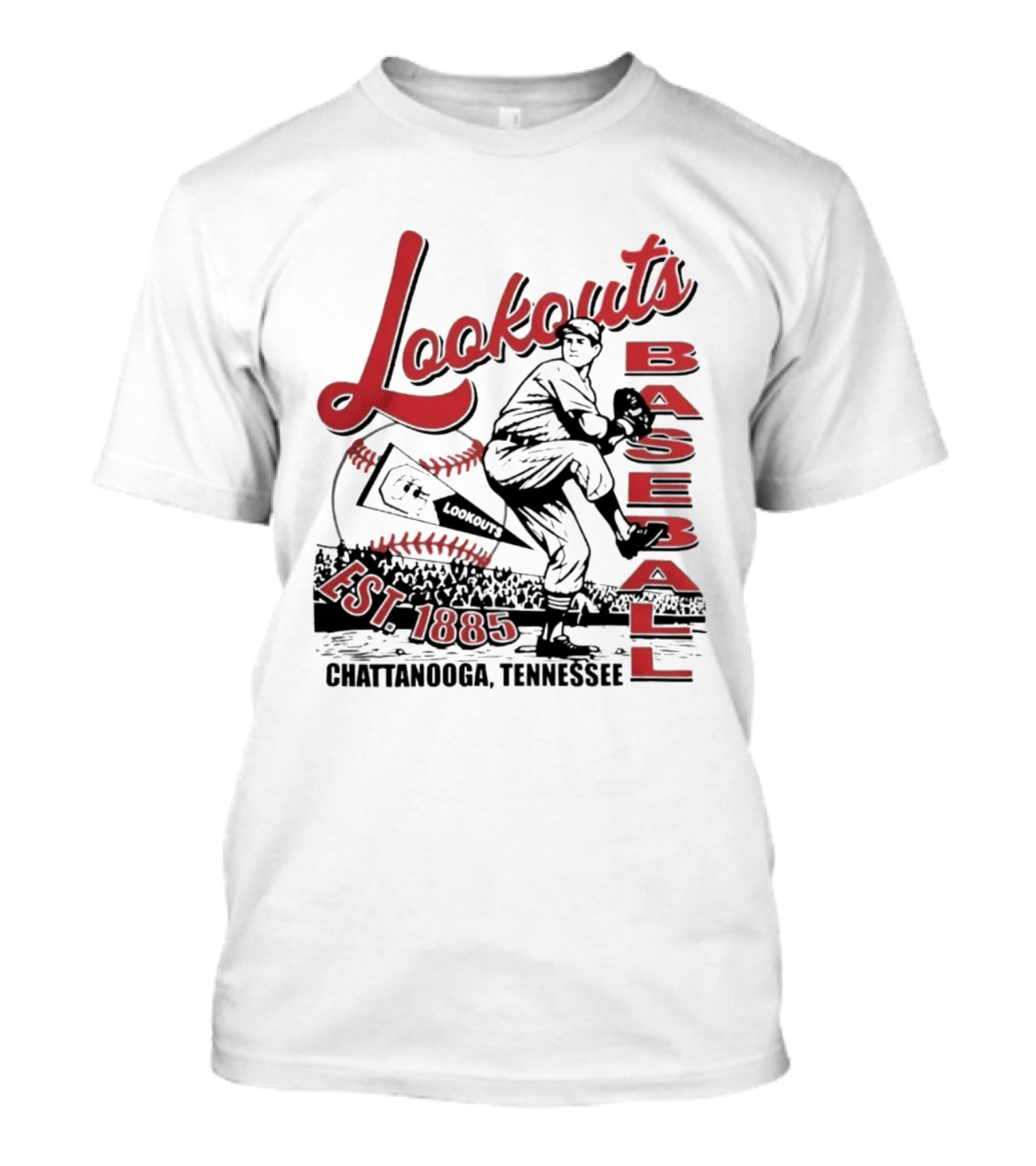 Lookouts Baseball Chattanooga Tennessee Est 1885 T-Shirt
