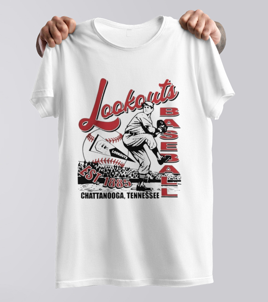 Lookouts Baseball Chattanooga Tennessee Est 1885 T-Shirt