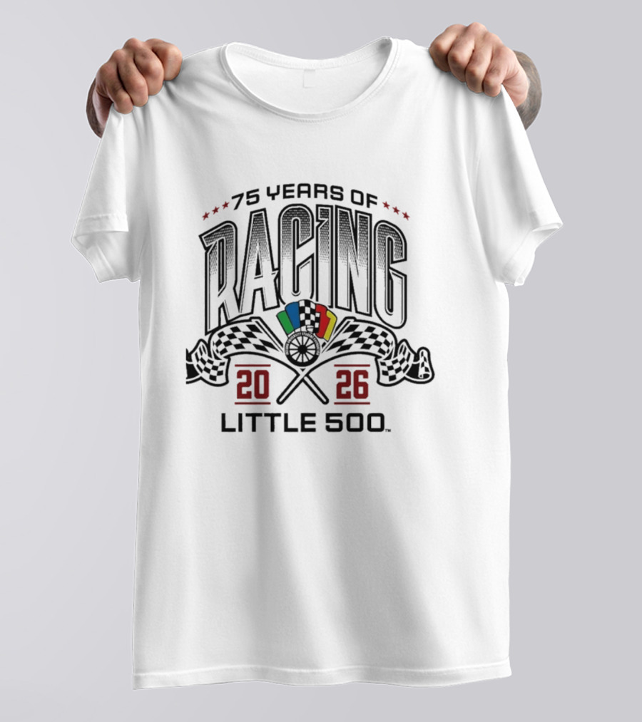 75 Years Of Racing Little 500 2026 Indiana Hoosiers T-Shirt