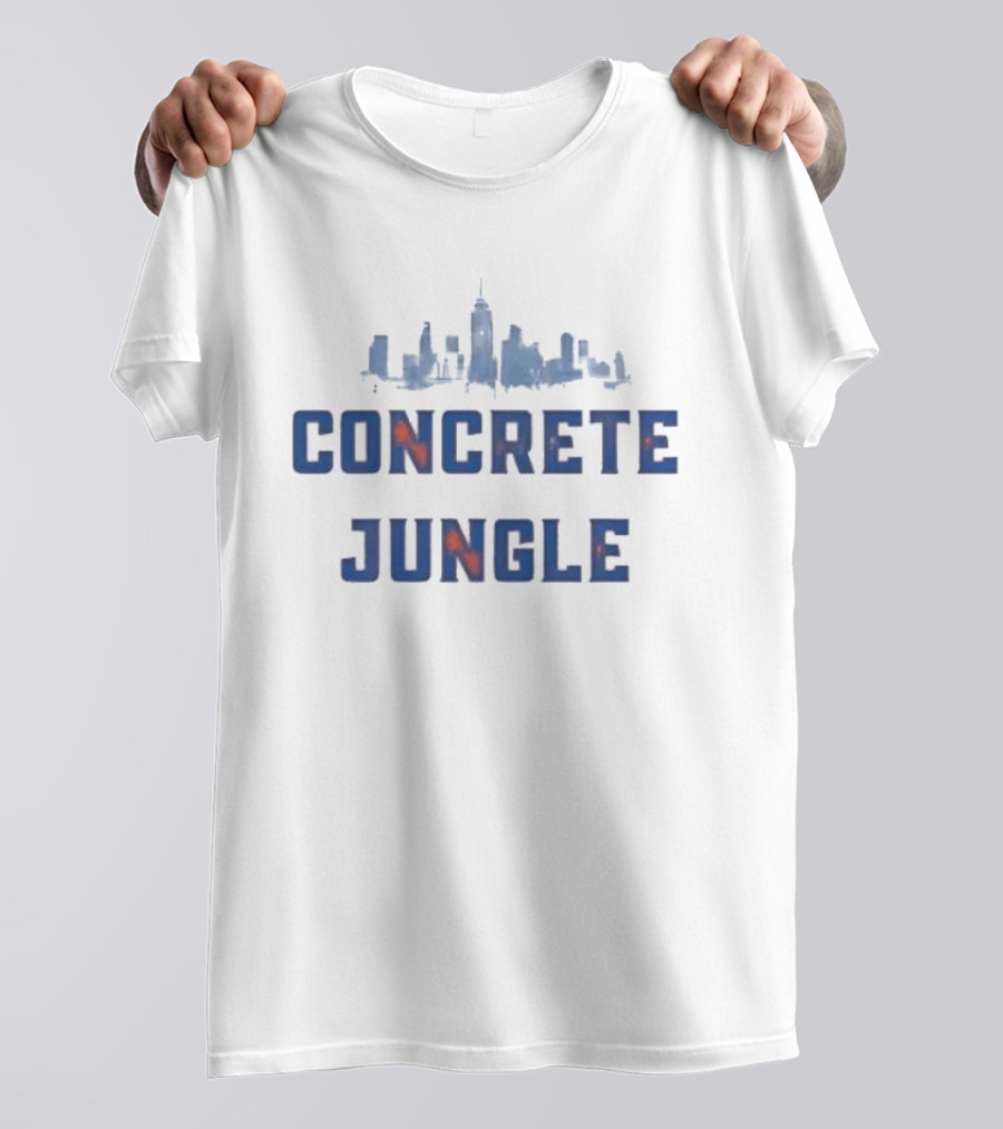 Concrete Jungle New York City Skyline Knicks T-Shirt