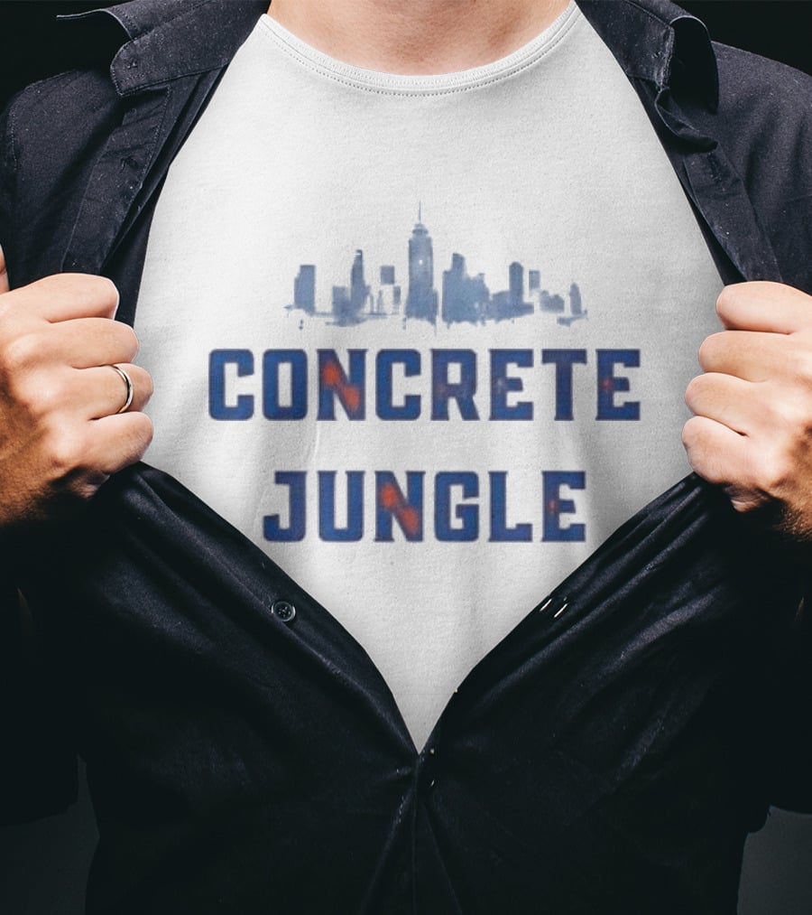 Concrete Jungle New York City Skyline Knicks T-Shirt