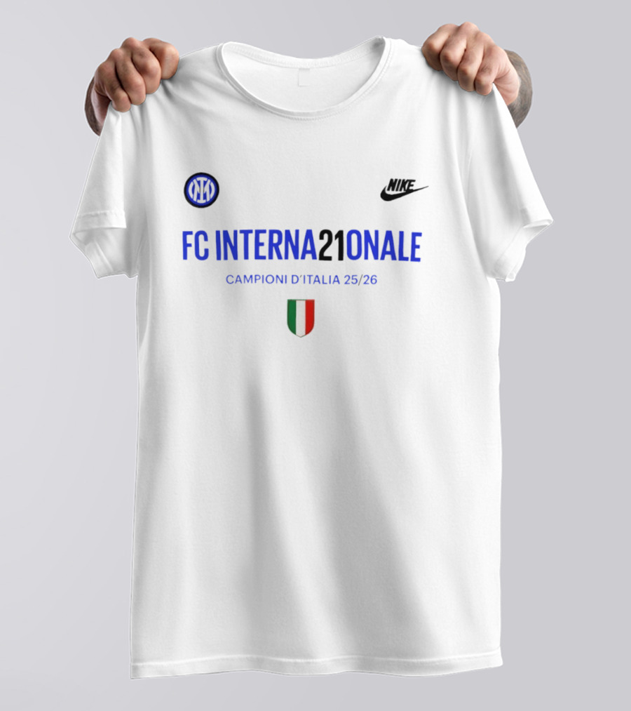 Internazionale FC 21 Campioni D'italia 25 26 Nike T-Shirt