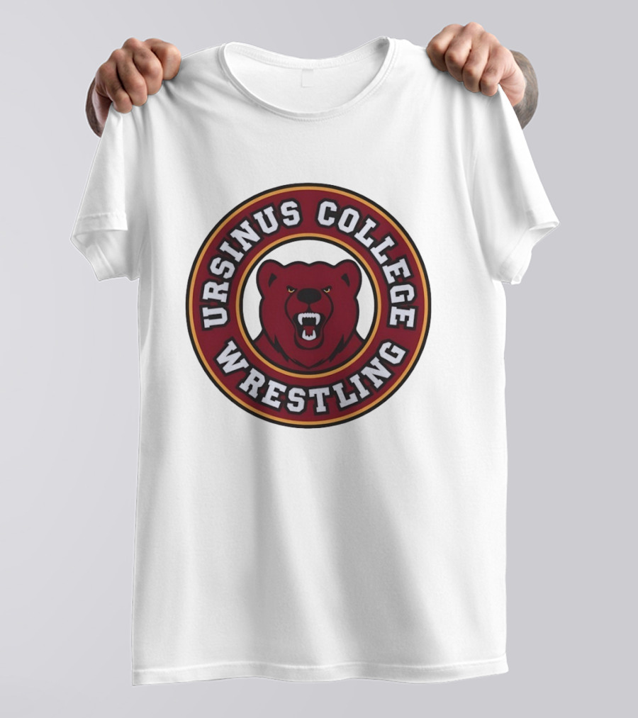 Ursinus College Bear Head Wrestling T-Shirt