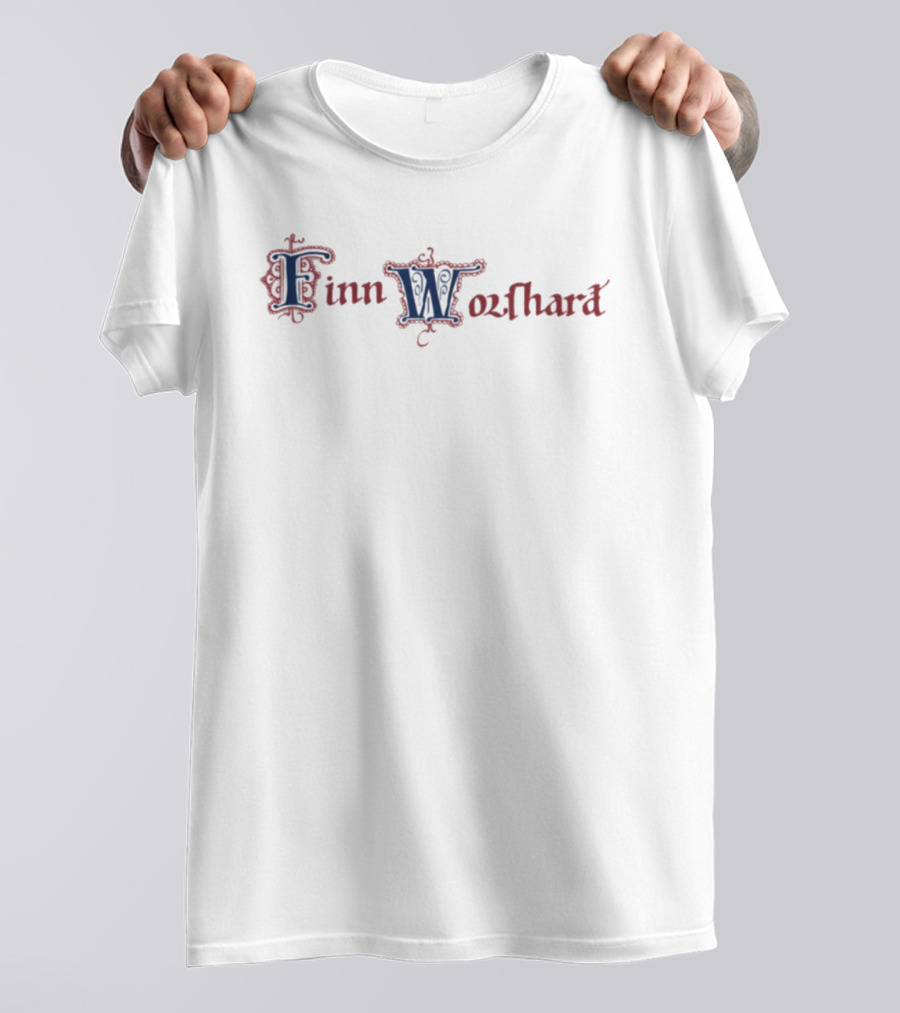 Finn Wolfhard Stylized Gothic Blue Red T-Shirt