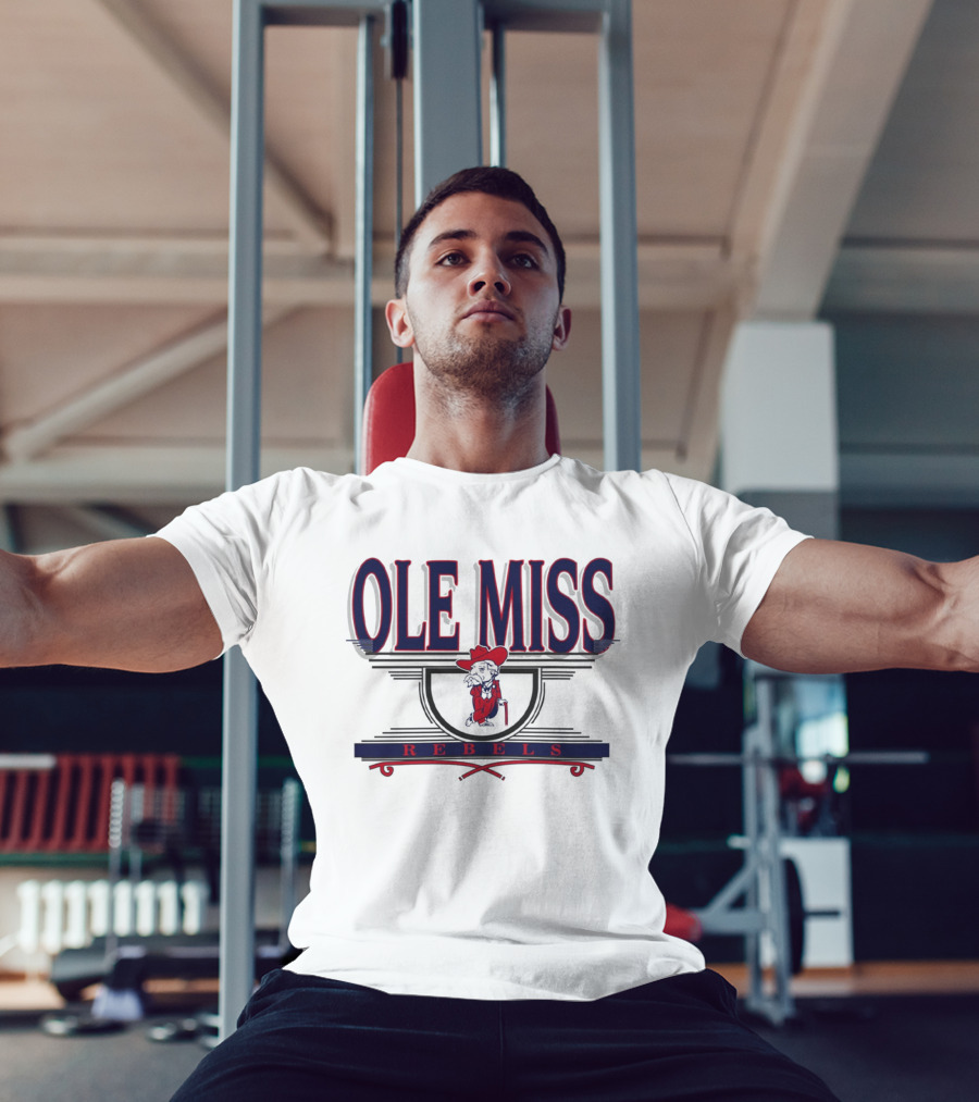 Ole Miss Rebels Vintage Mascot Fan T-Shirt