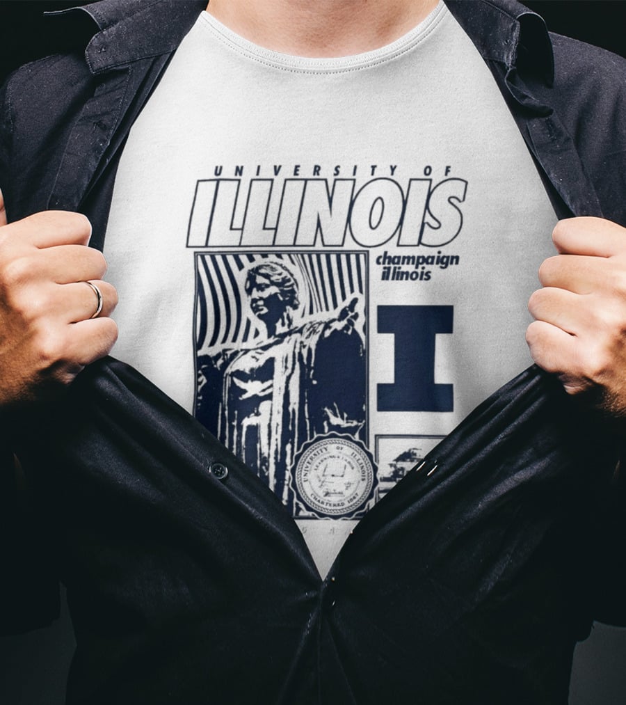 University Of Illinois Alma Mater Champaign Urbana Gameday Spirit T-Shirt