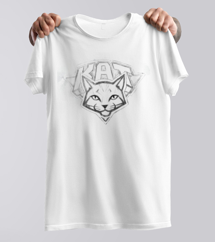 KAT Knicks Sketch Cat Head T-Shirt