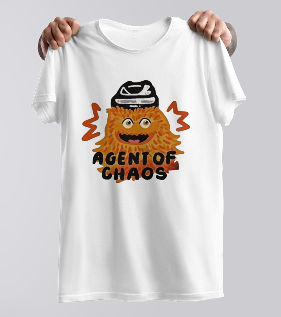 Gritty Agent Of Chaos Philadelphia Flyers T-Shirt
