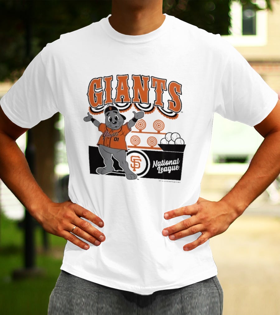 San Francisco Giants Mitchell & Ness Cream Step Back Up Giants National League T-Shirt