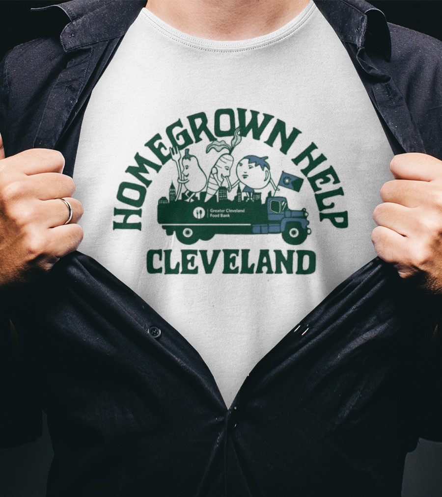Homegrown Help Cleveland Truck Characters 2026 T-Shirt