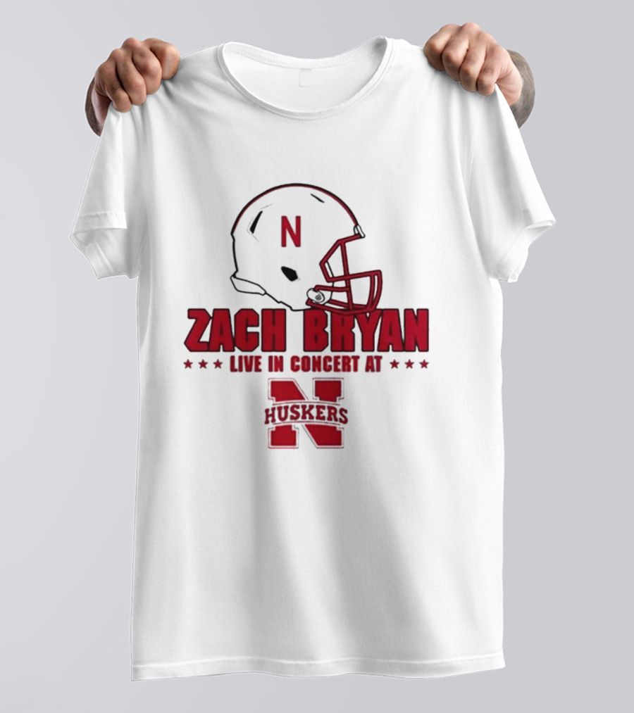 Zach Bryan Live In Concert At Nebraska Huskers 2026 T-Shirt