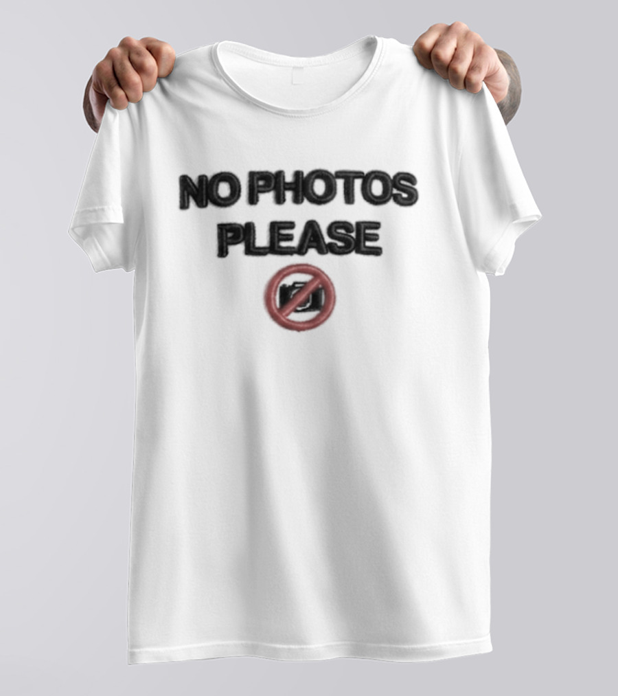Medina Luis No Photos Please Red Circle T-Shirt