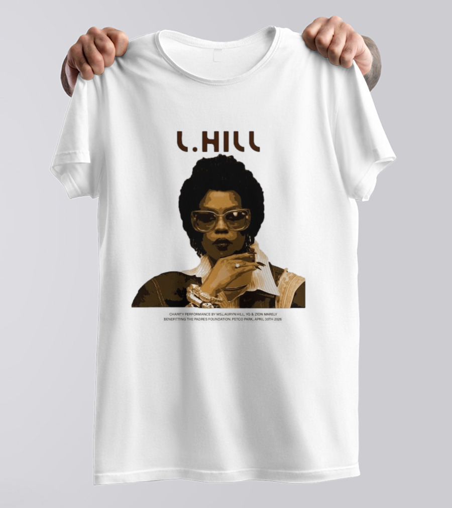 Ms Lauryn Concert Hill MLH Charity Dinner On The Diamond T-Shirt