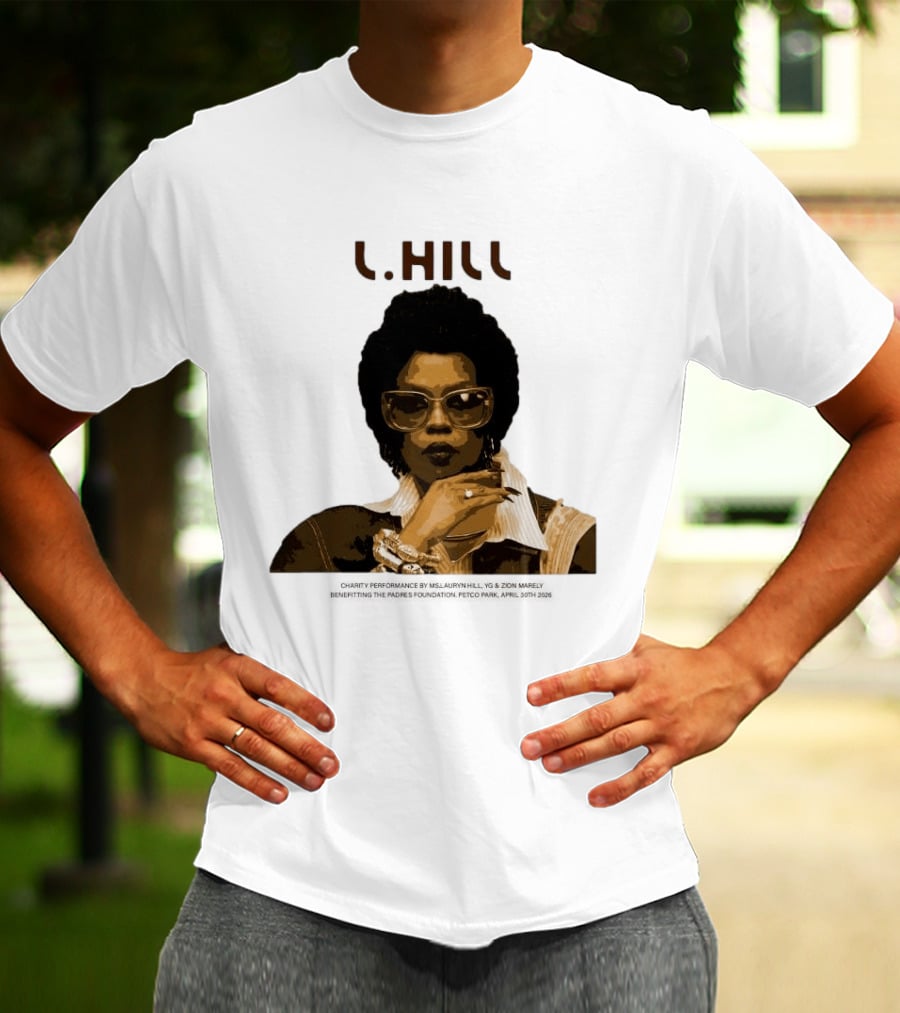 Ms Lauryn Concert Hill MLH Charity Dinner On The Diamond T-Shirt