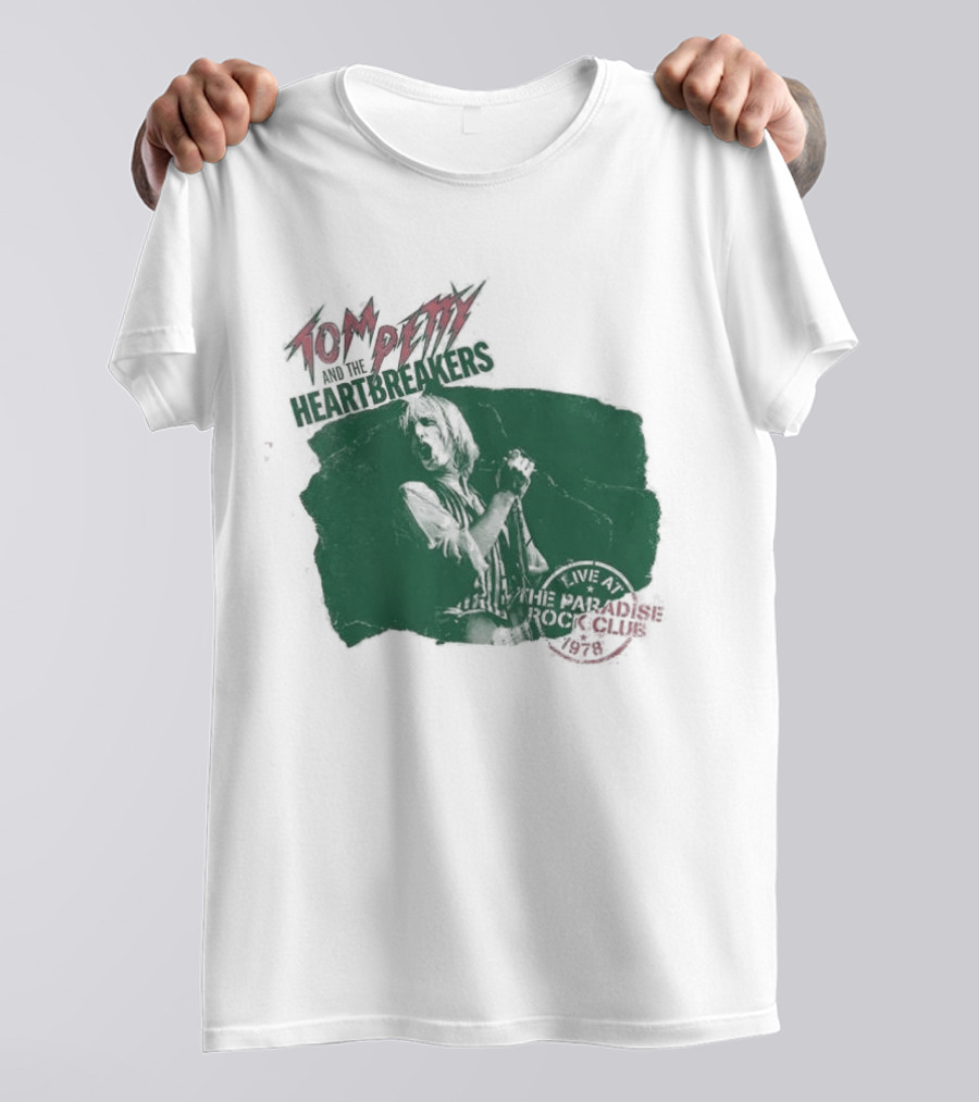 Tom Petty Live At The Paradise Rock Club Boston 1978 T-Shirt