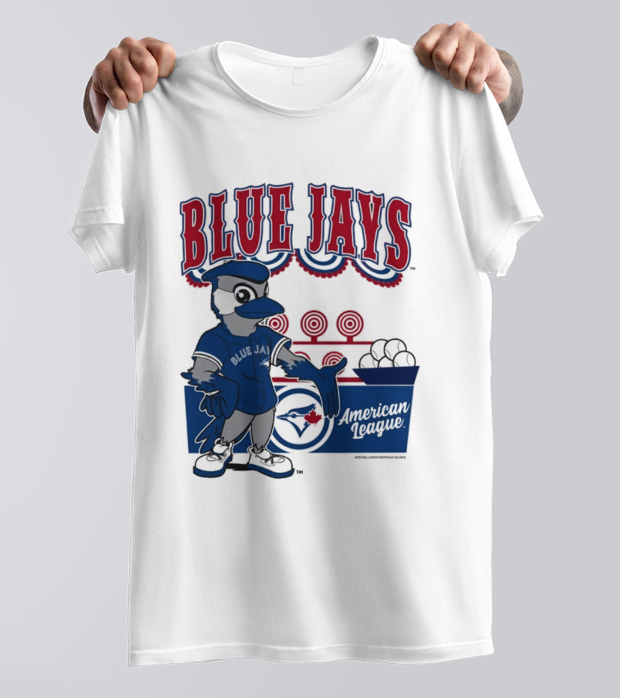 Toronto Blue Jays Mitchell Ness Step Back Up Cream American League T-Shirt